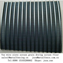 Easy washing vee wire sieve screen grain drying screen floor